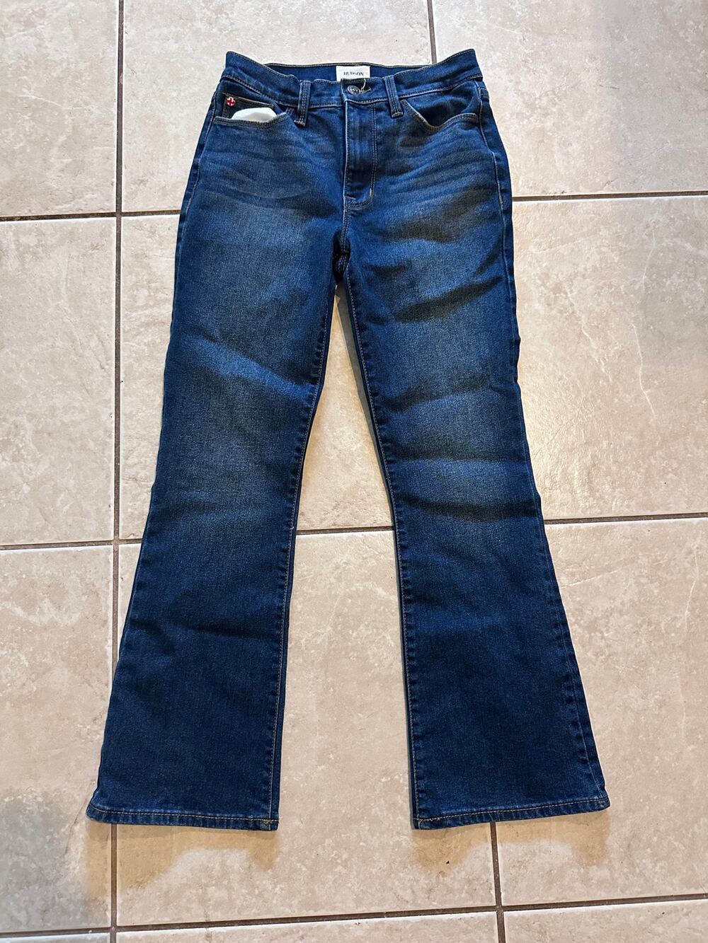 Hudson Blair High Rise Bootcut Jeans Womens 25 Enya Dark Wash Stretch Denim